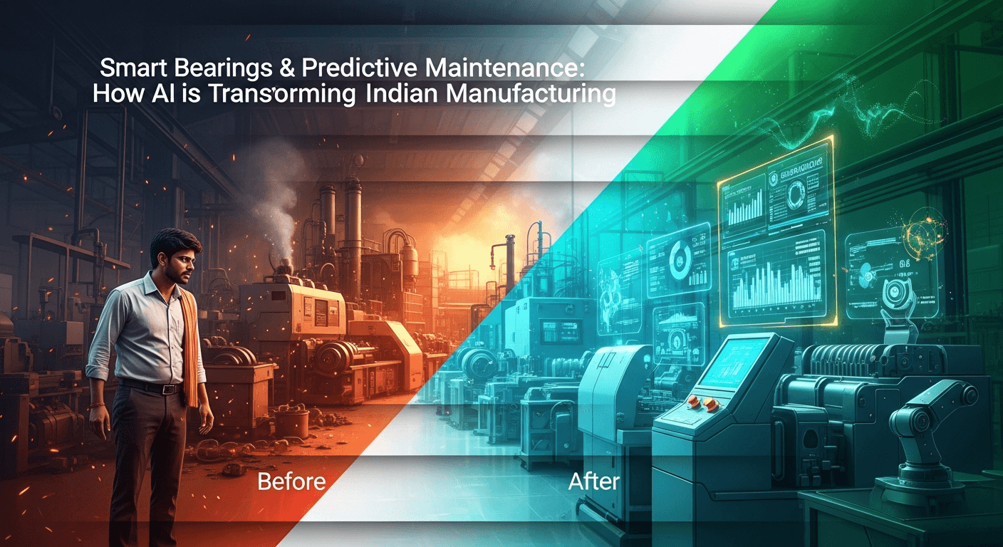 Smart Bearings & Predictive Maintenance: How AI is Transforming Indian Manufacturing